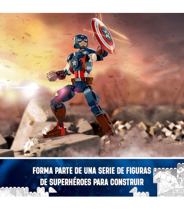 LEGO MARVEL FIGURA PARA CONSTRUIR: CAPITAN AMERICA