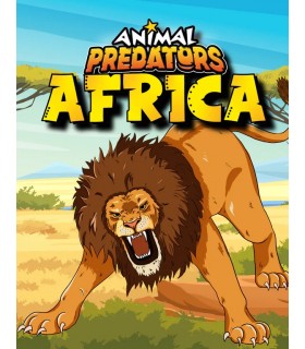 DISPLAY 9 SOBRES ANIMAL PREDATORS AFRICA